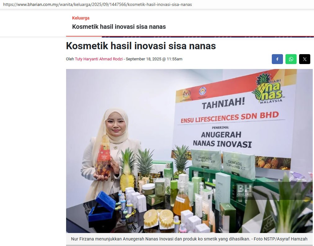 Ensutouch Anugerah Inovasi Nenas