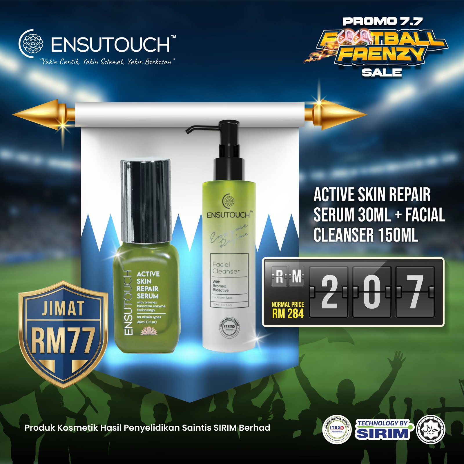 ⚽️7.7 SALE SERUM 30ML + FACIAL CLEANSER 150ML