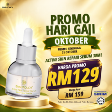 PROMO OKTOBER ACTIVE SKIN REPAIR SERUM 30ML versi botol kaca